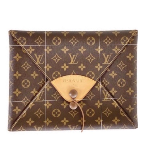 Louis Vuitton Handbags - Louis Vuitton x Visionaire Leather Envelope Clutch